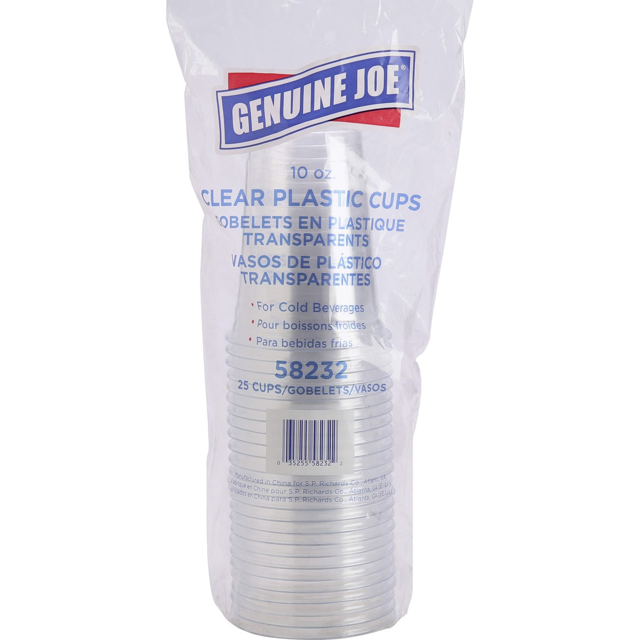 Genuine Joe Cup Cold 10Oz Clr