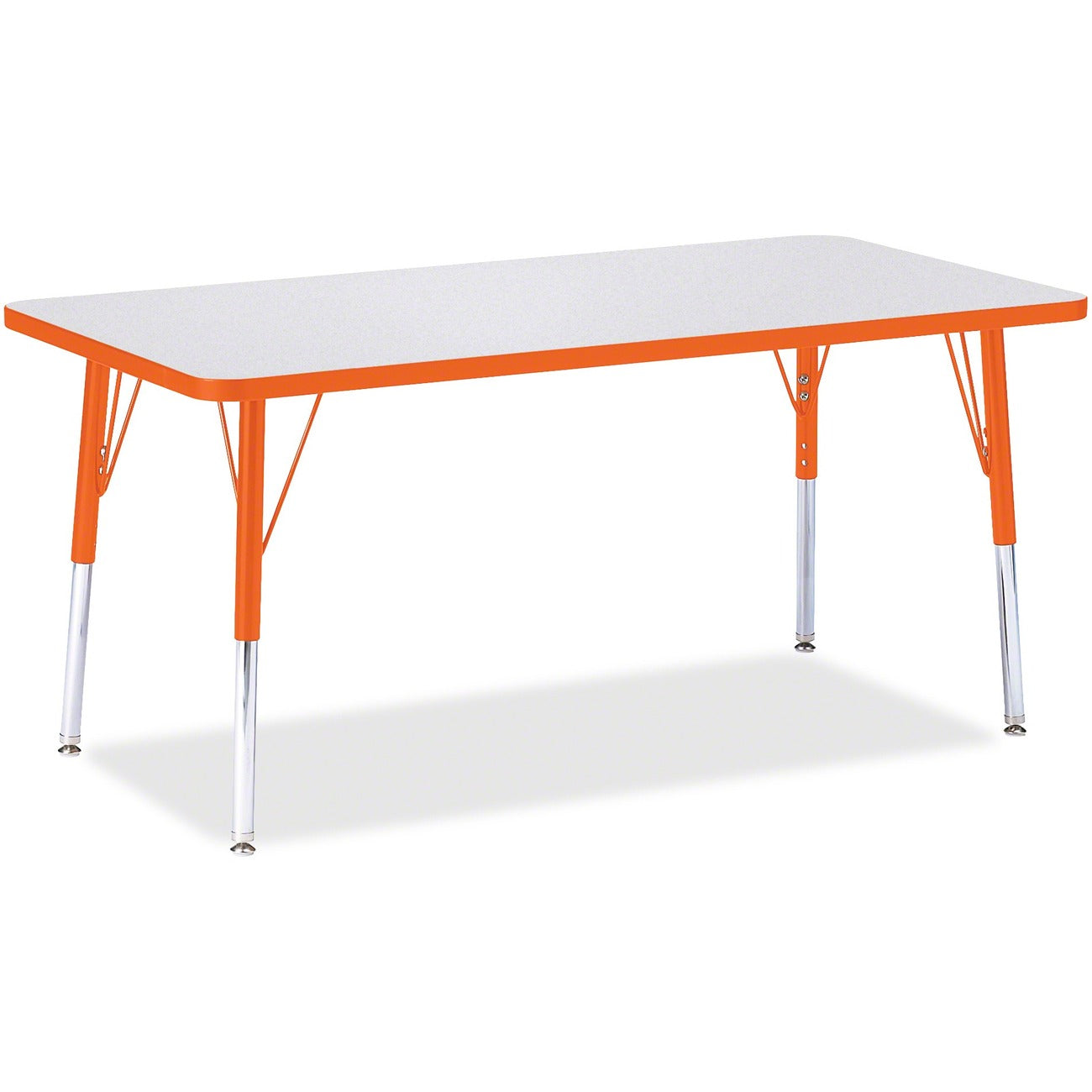Rectangle Table 30x60 Gray Orange