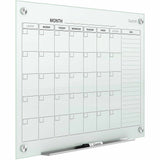 Quartet Infinity Magnetic Glass Dry-Erase Calendar Board
