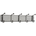 Safco Onyx 5-hook Steel Mesh Wall Rack