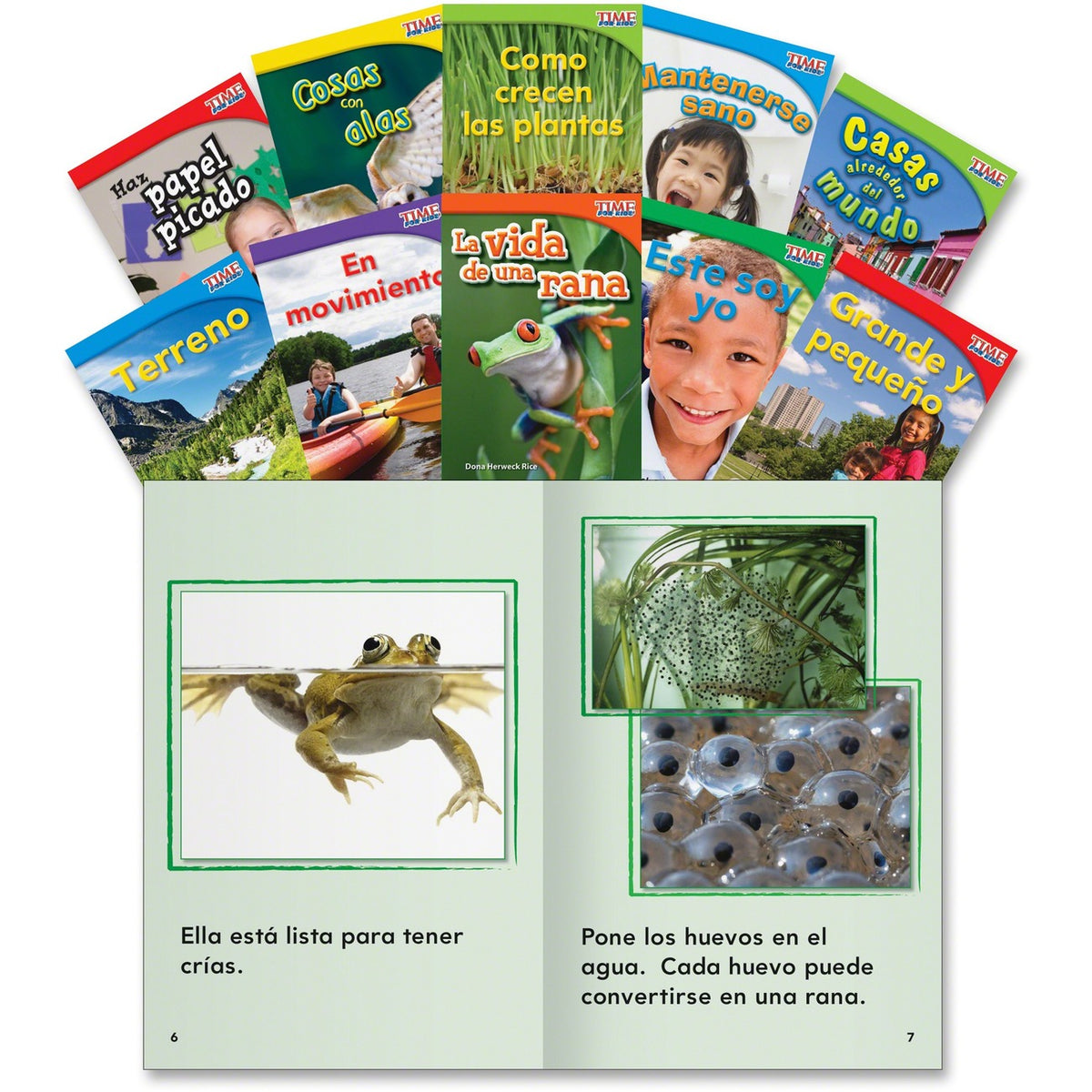 Shell Education Grade 1 TFK Science Spanish Book Set Printed Book