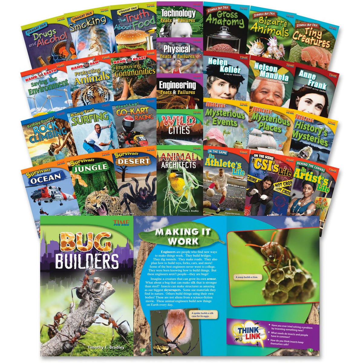 Shell Education TFK Advanced 4th-grade 30-book Set Printed Book