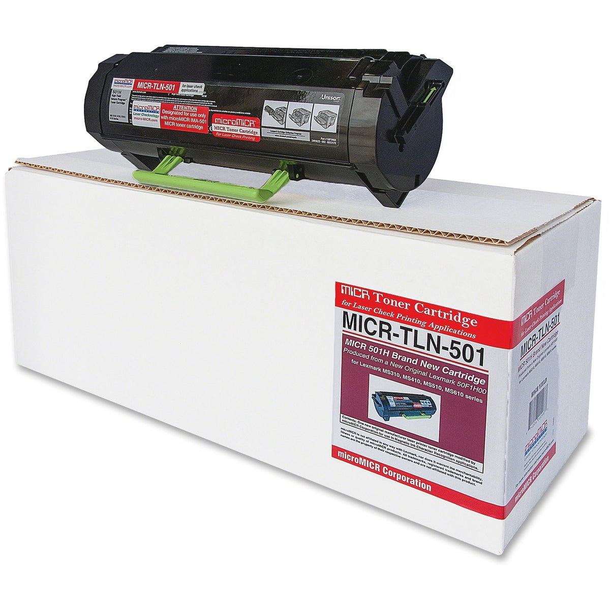 microMICR MICR Laser Toner Cartridge 50F1H00 - Black - 1 Each