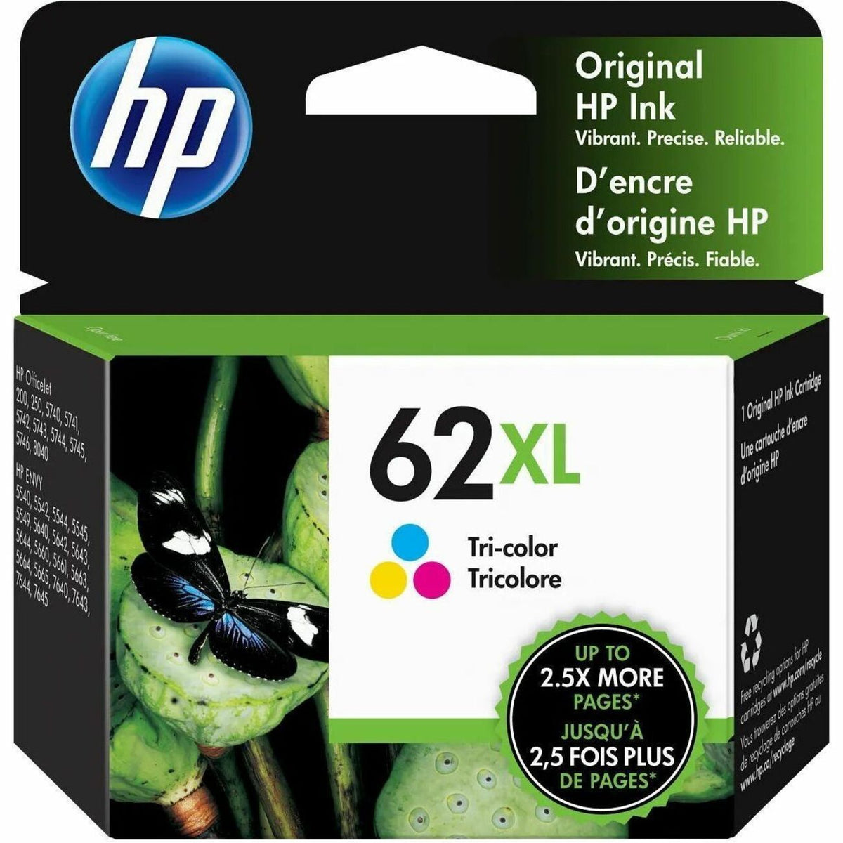 HP Crtdg Ij Tricolor Orighp62X