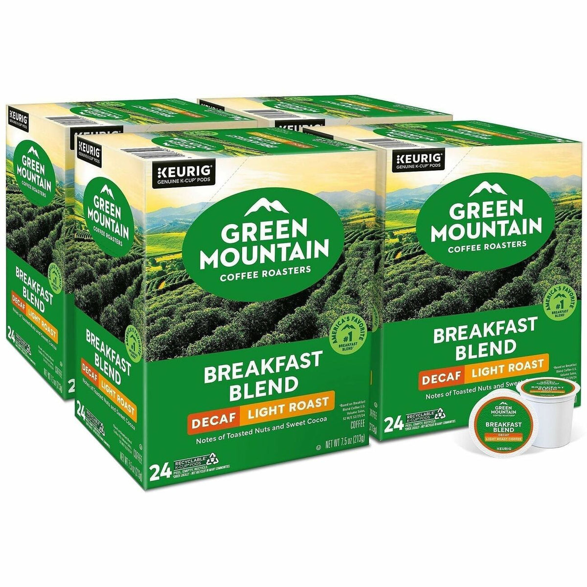 Kcup Breakfstblnddecaf 24Bx