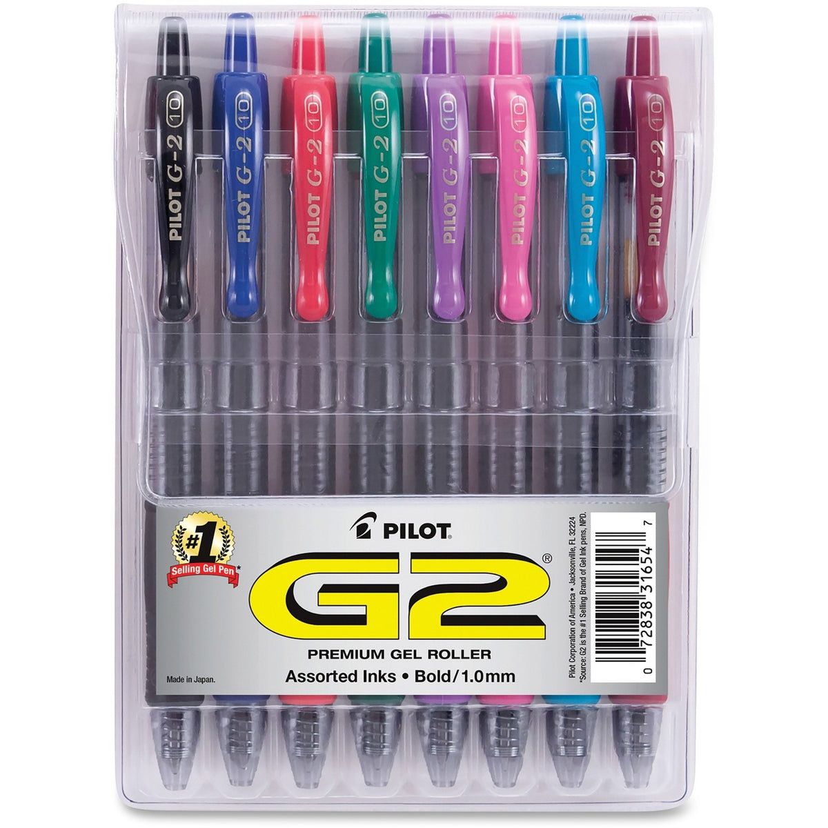 G2 8-Pack Bold Gel Roller Pens