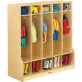 Locker Coat Rnbw 5 Section