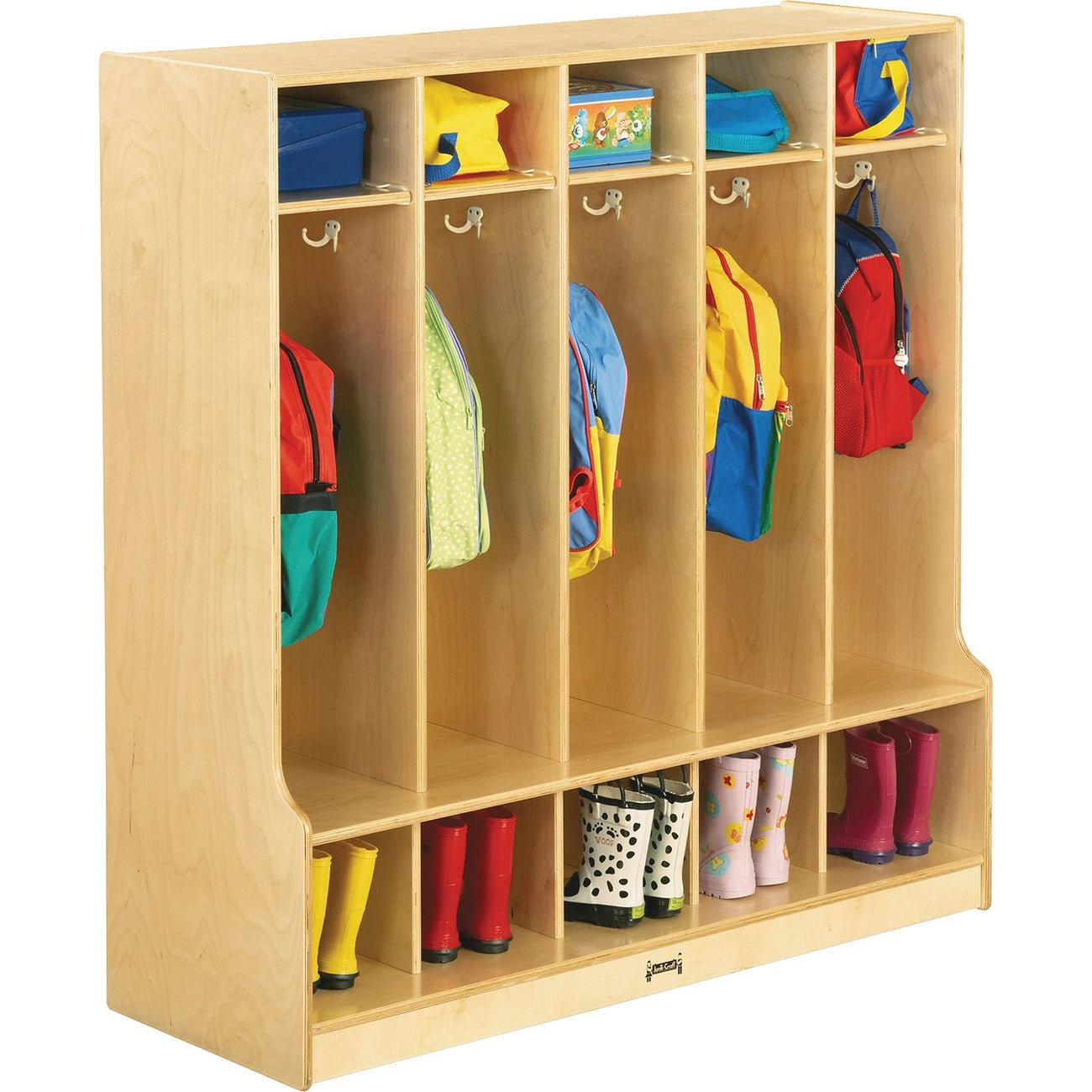 Locker Coat Rnbw 5 Section