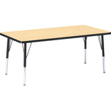 Jonti-Craft Berries Maple Top/Edge Rectangle Table