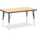 Rectangle Table 24x36 Maple Black