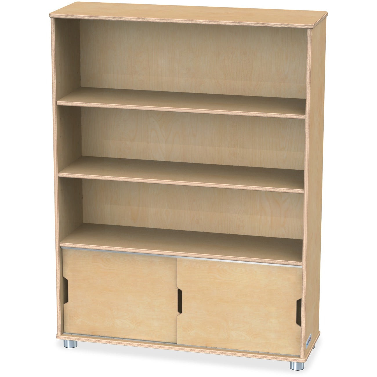 Modern Bookcase 3 Shelf 48 inch