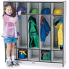 Locker Coat 5 Section Bk