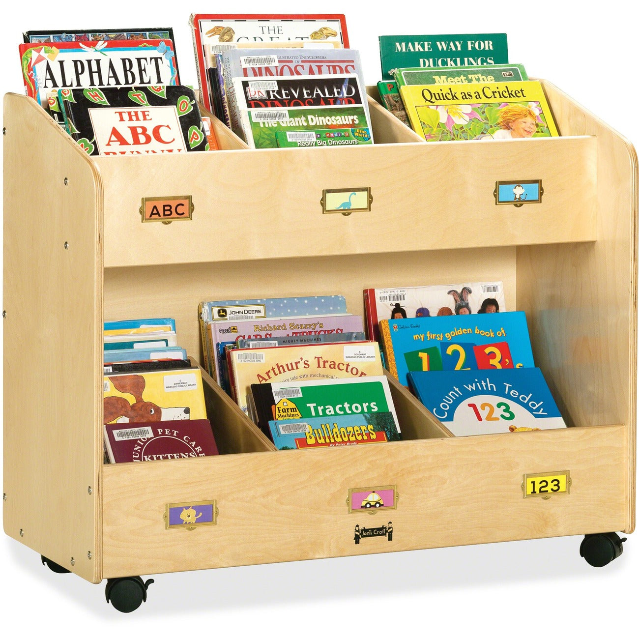 Mobile Book Organizer 6 Section