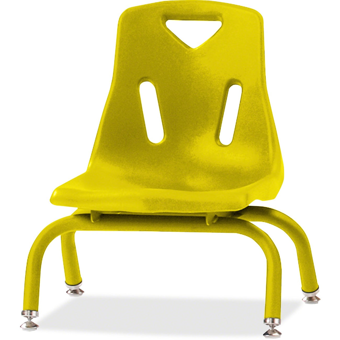 Stack Chair Powder Coated 8 inch Yellow
