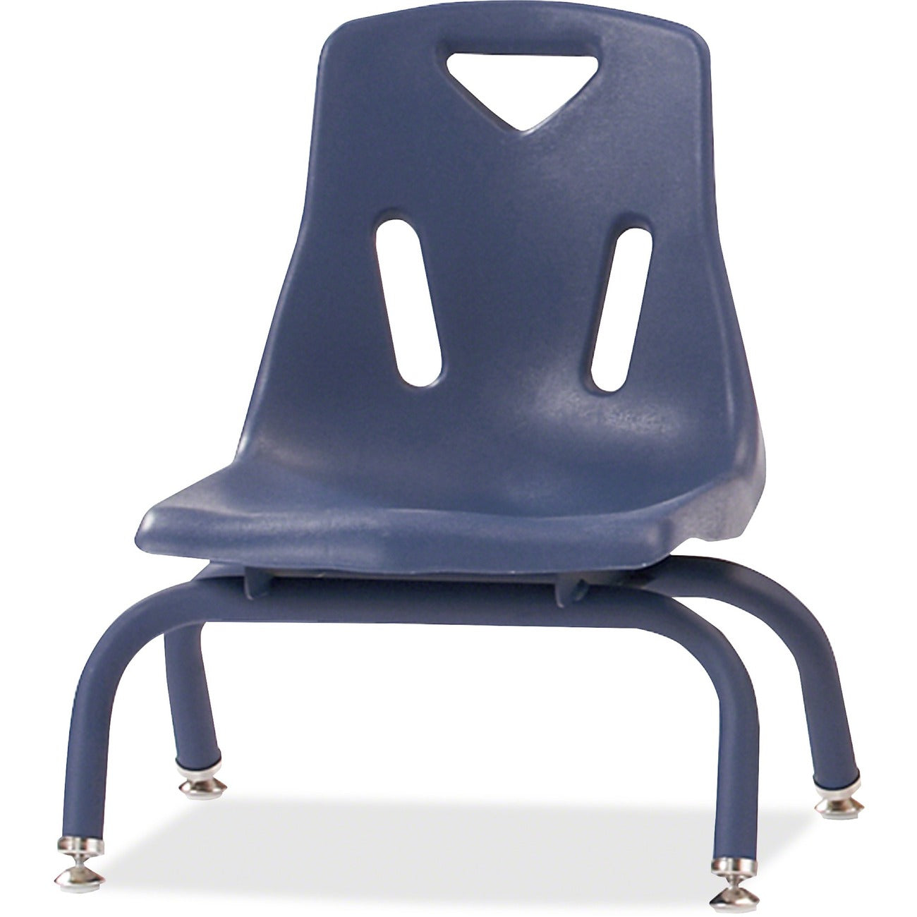 Stack Chair Powder Coated 8 inch Navy