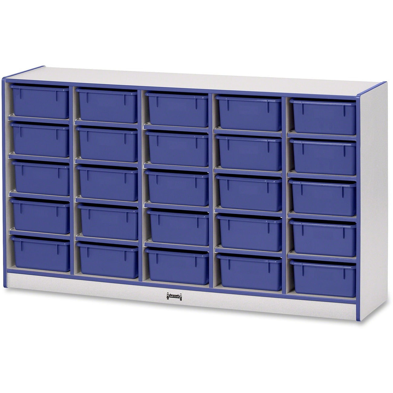 Storage 25 Tub with Bins Blue