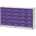 Storage 25 Tub with Bins Purple