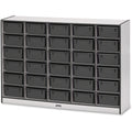 Storage 30 Tub with Bins Black