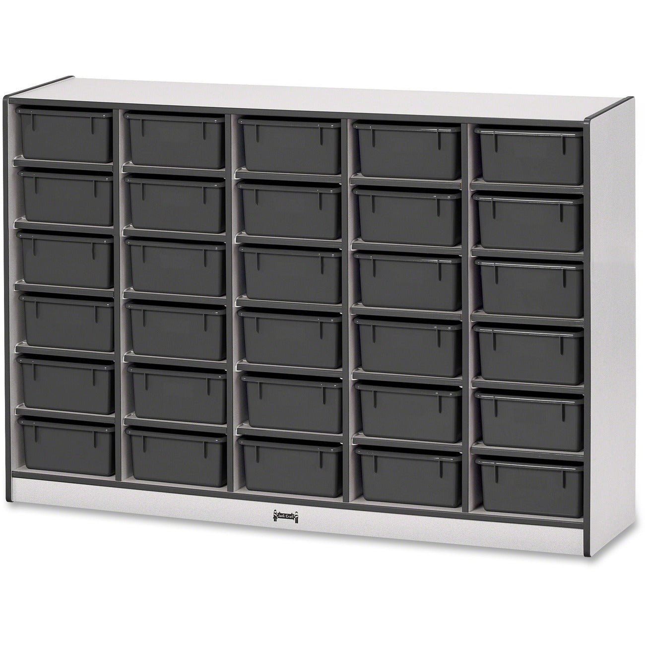 Storage 30 Tub with Bins Black