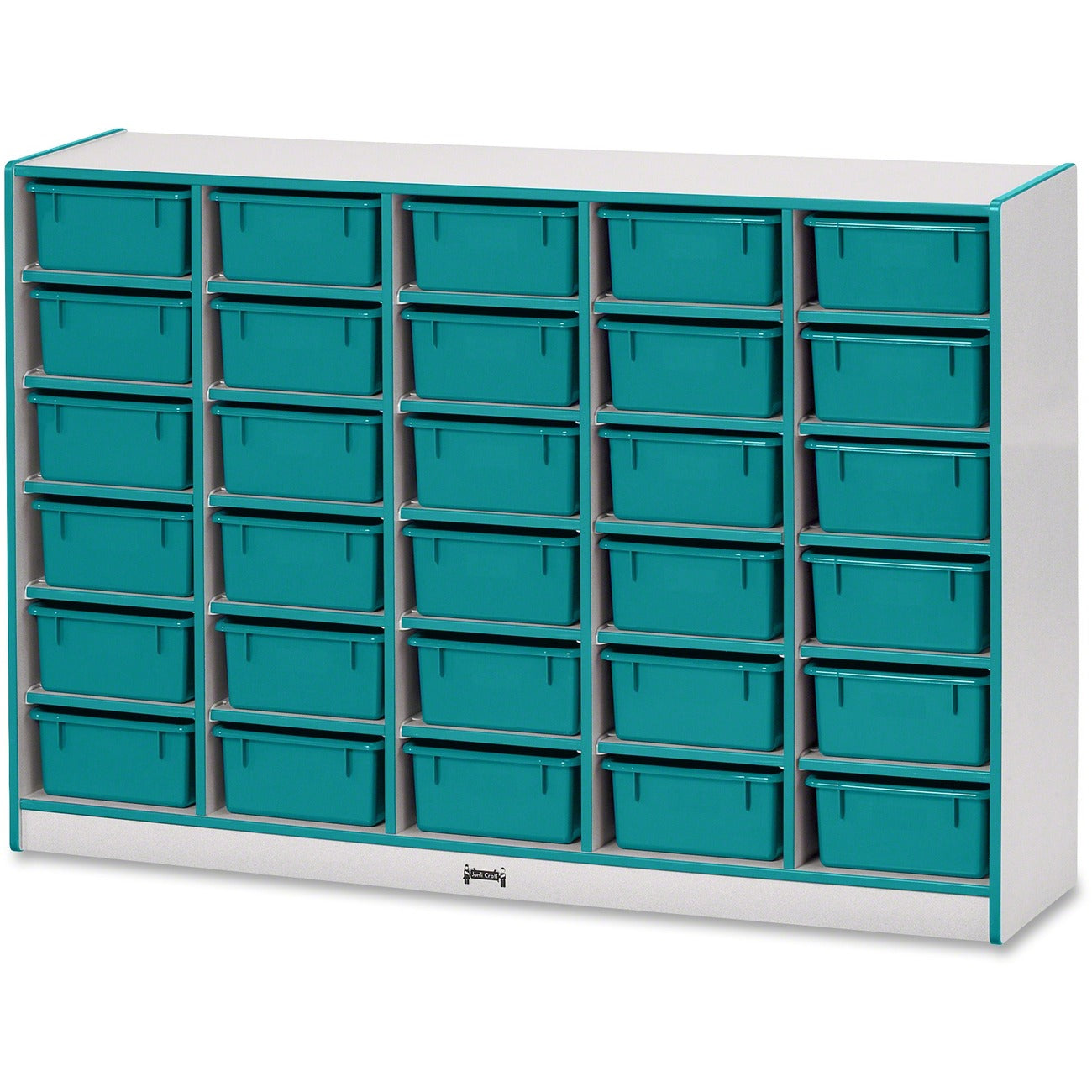 Storage 30 Tub with Bins Teal