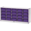 Storage 24 Tub No Bins Purple