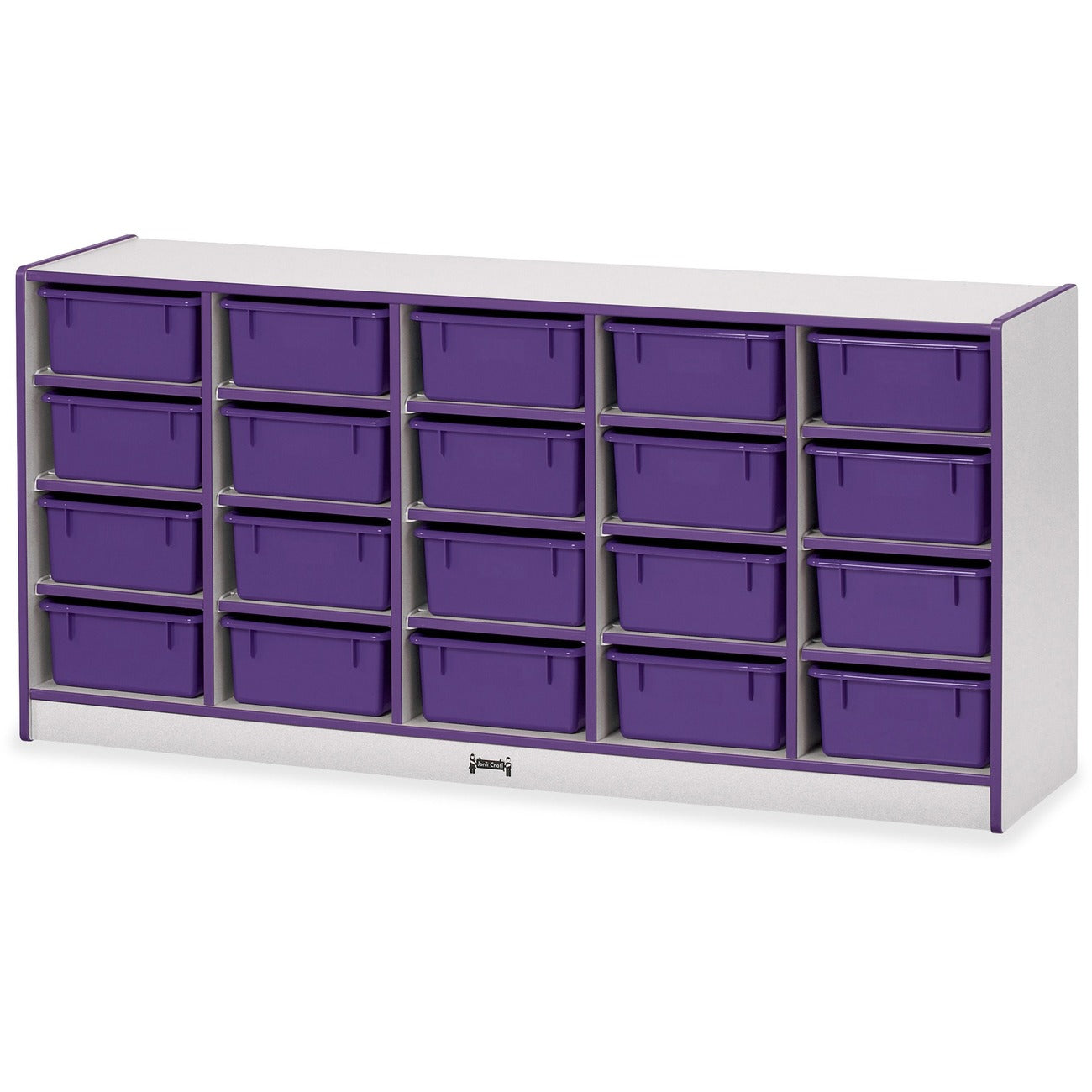 Storage 24 Tub No Bins Purple