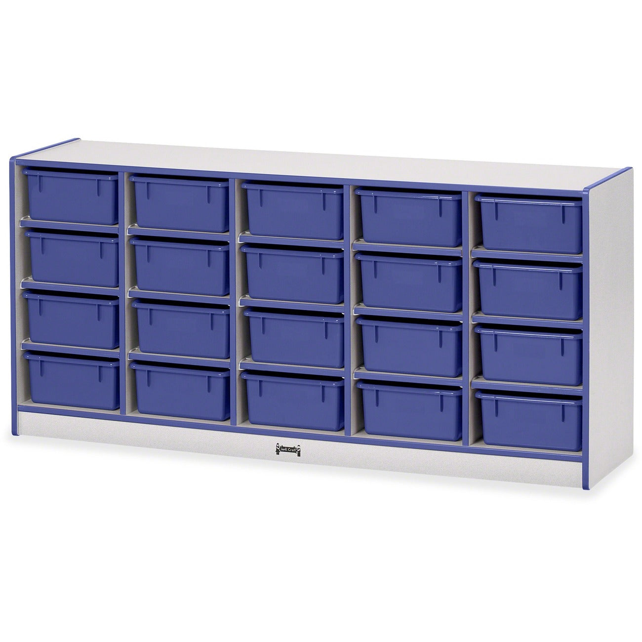 Storage 20 Tub with Bins Blue