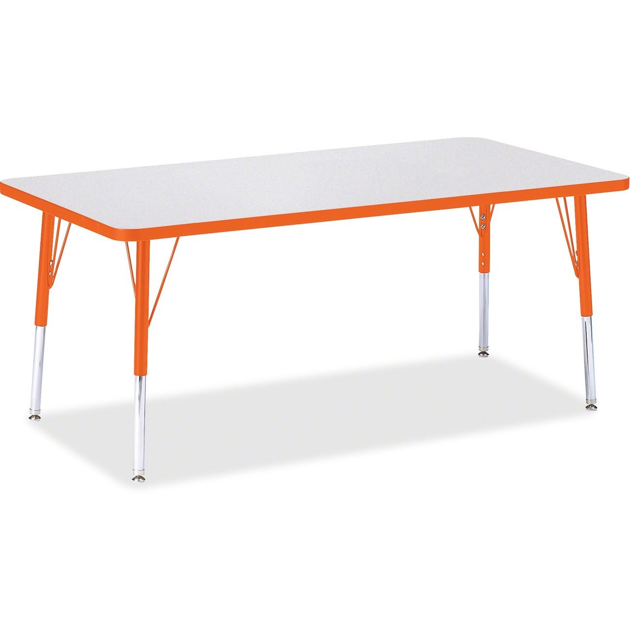 Rectangle Table 30x60 Gray Orange
