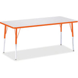 Jonti-Craft Berries Adult Height Color Edge Rectangle Table