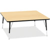 Table Square 48X48 Mpl/Bk