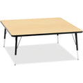 Square Table 48x48 Maple Black