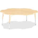 Jonti-Craft Berries Elementary Maple Laminate Six-leaf Table