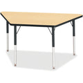 Trapezoid Table 24x48 Maple Black