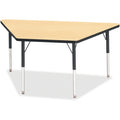 Trapezoid Table 30x60 Maple Black