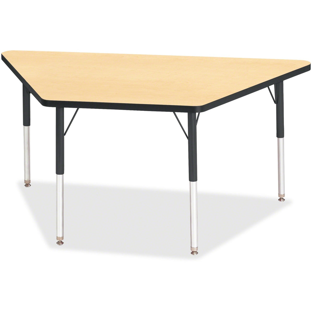 Trapezoid Table 30x60 Maple Black