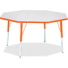 Table Octagon 48X48 Gy/Oe