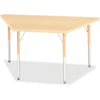 Table Trapezoid 24X48 Maple