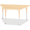 Trapezoid Table 24x48 Maple
