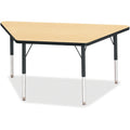 Trapezoid Table 24x48 Maple Black