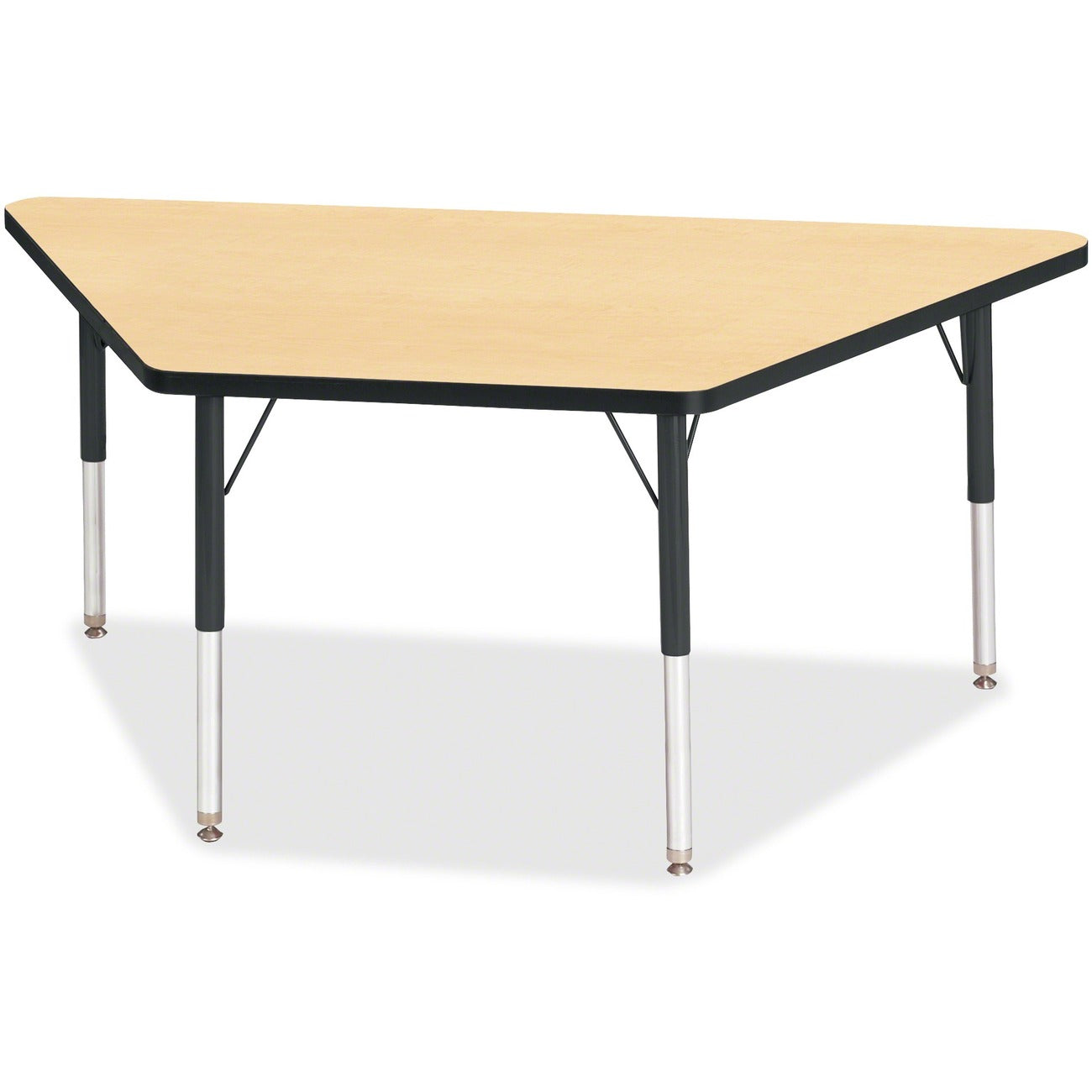Trapezoid Table 30x60 Maple Black