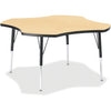 Table Four Leaf 48" Mp/Bk