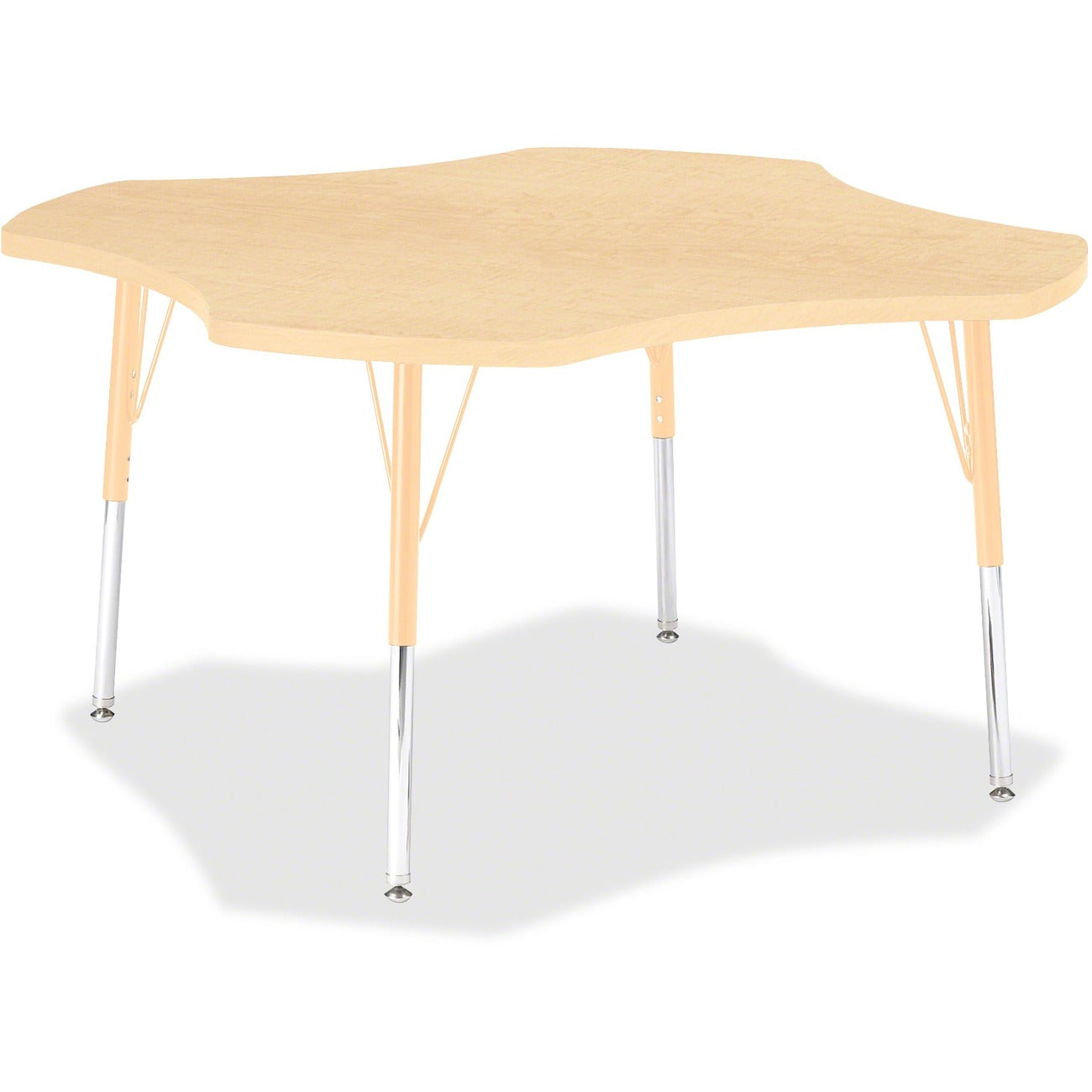 Four Leaf Table 48 inch Maple