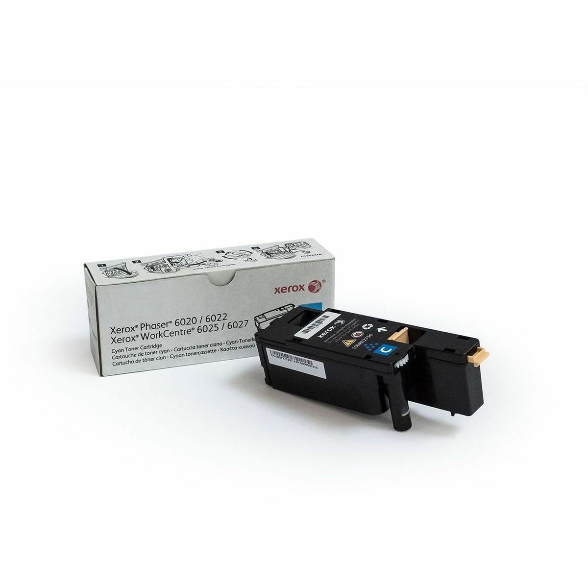 Xerox Original Standard Yield Laser Toner Cartridge - Cyan - 1 Each