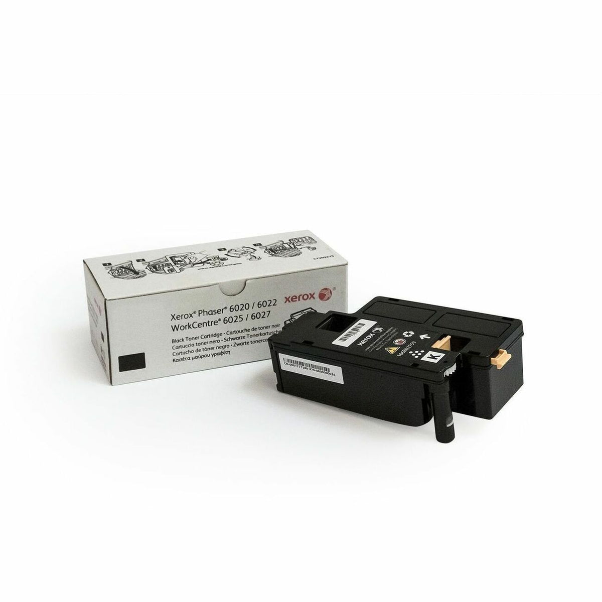 Xerox Original Standard Yield Laser Toner Cartridge - Black - 1 Each