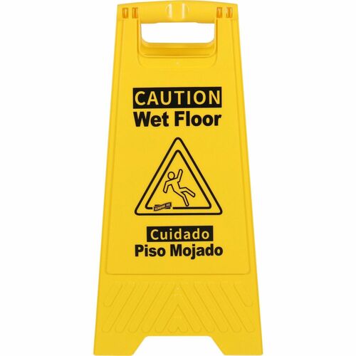 Genuine Joe Wet Floor Sign (English/Spanish)