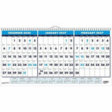 House of Doolittle 3-month Horizontal Wall Calendar
