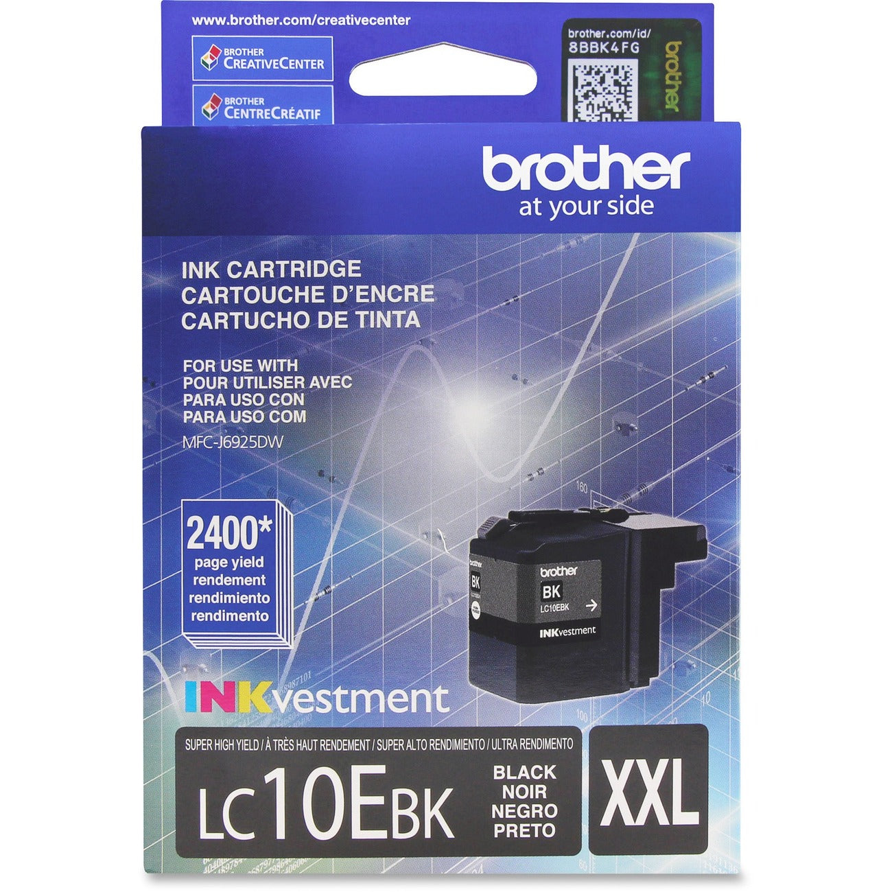 Brother Crtdg Ink Bk Xxl