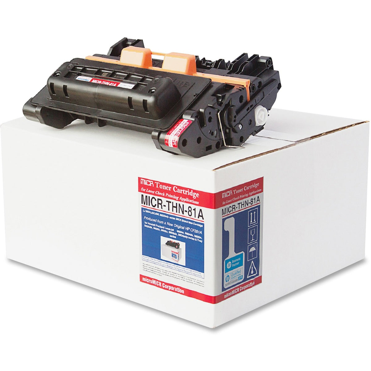microMICR MICR Standard Yield Laser Toner Cartridge CF281A - Black - 1 Each