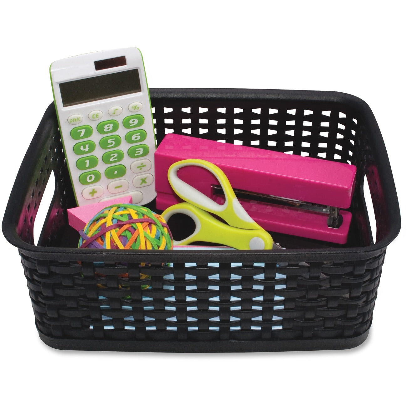 Advantus Bin Plastic Weave Small