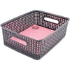 Advantus Bin Plastic Weave Med